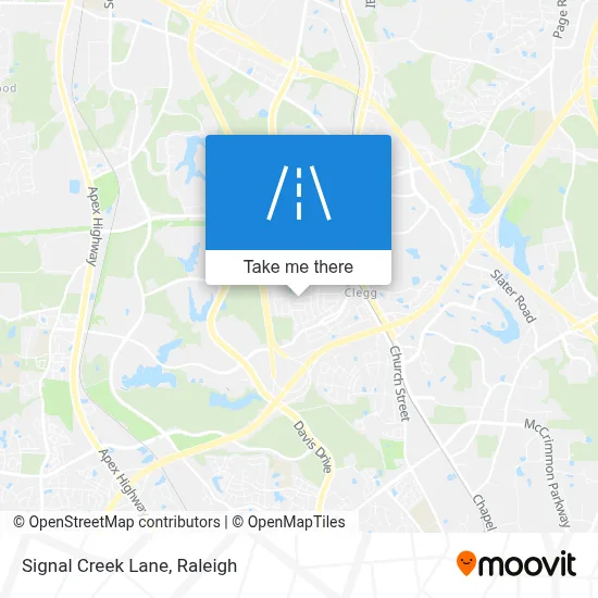Signal Creek Lane map