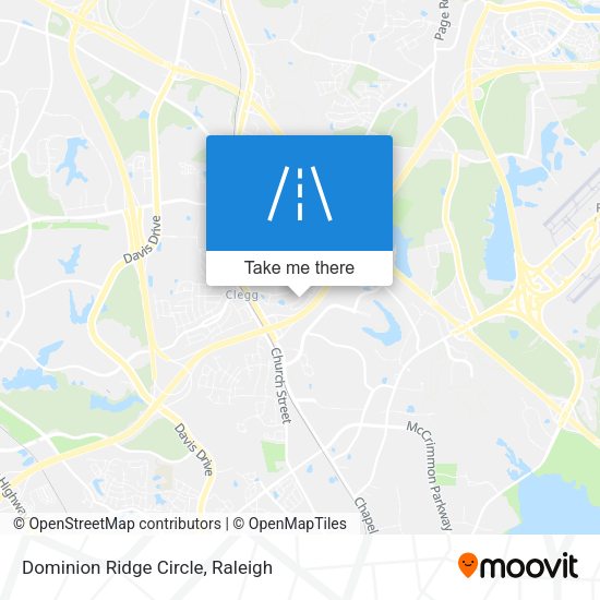 Mapa de Dominion Ridge Circle
