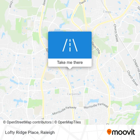Lofty Ridge Place map