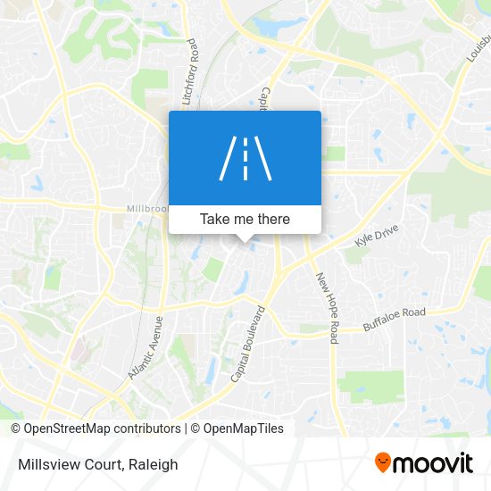 Mapa de Millsview Court