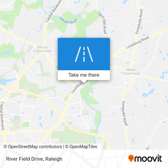 River Field Drive map