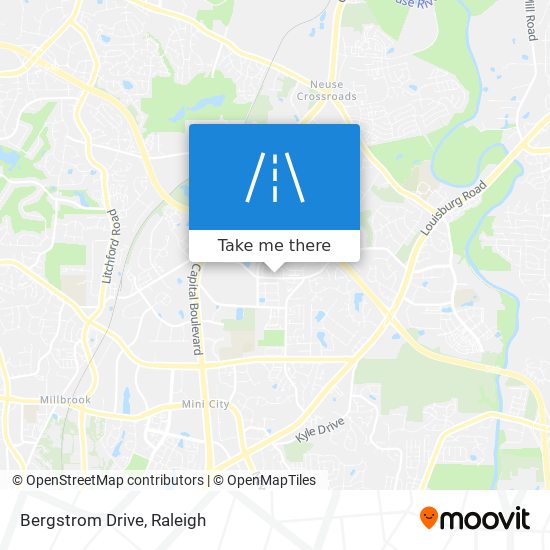 Bergstrom Drive map