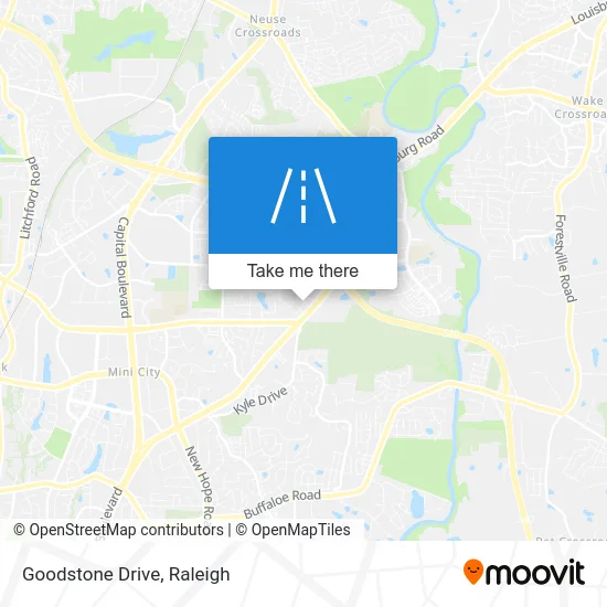Goodstone Drive map