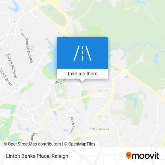 Linton Banks Place map