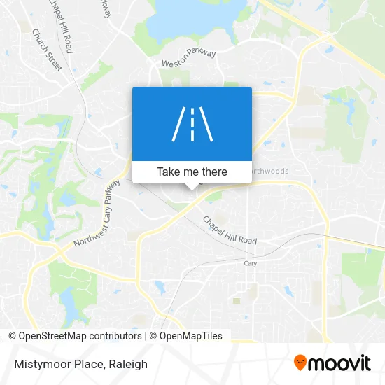 Mistymoor Place map