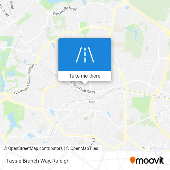 Tassle Branch Way map