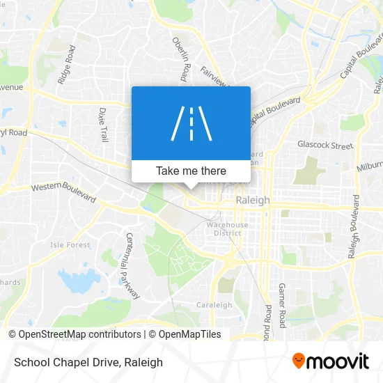 School Chapel Drive map