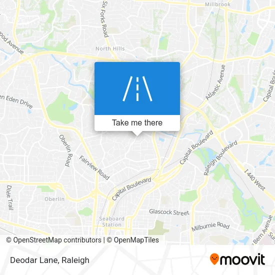 Deodar Lane map