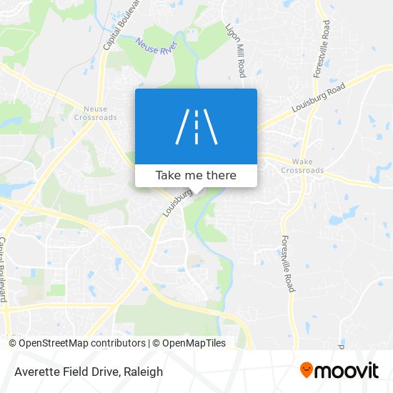 Averette Field Drive map