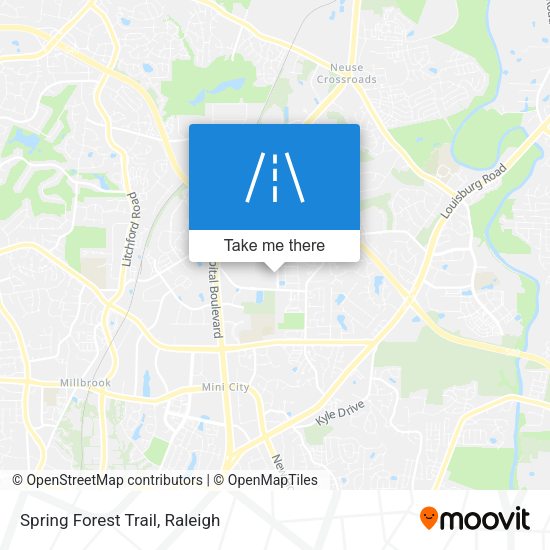 Spring Forest Trail map