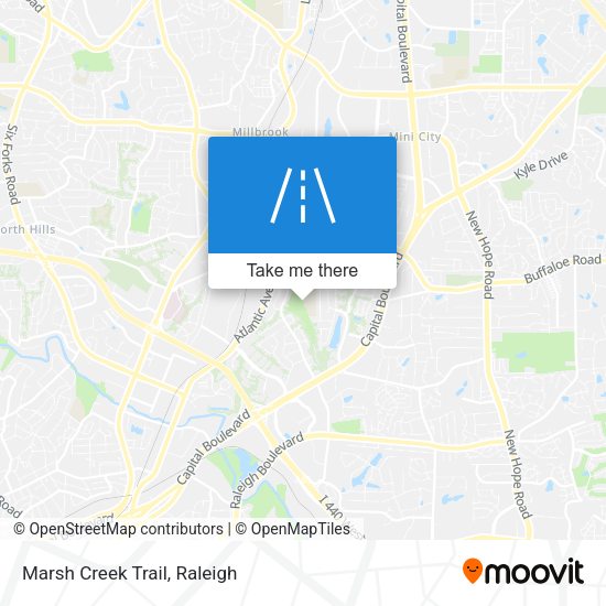 Mapa de Marsh Creek Trail