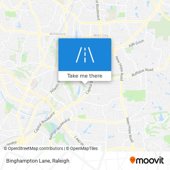 Binghampton Lane map