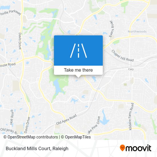 Buckland Mills Court map