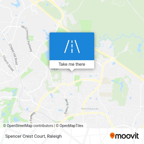Mapa de Spencer Crest Court