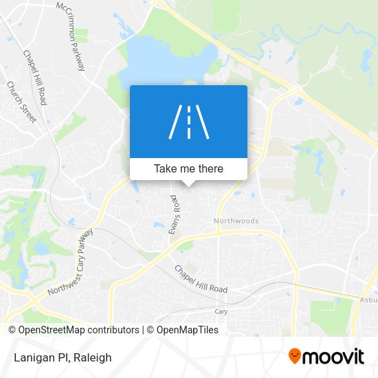 Mapa de Lanigan Pl