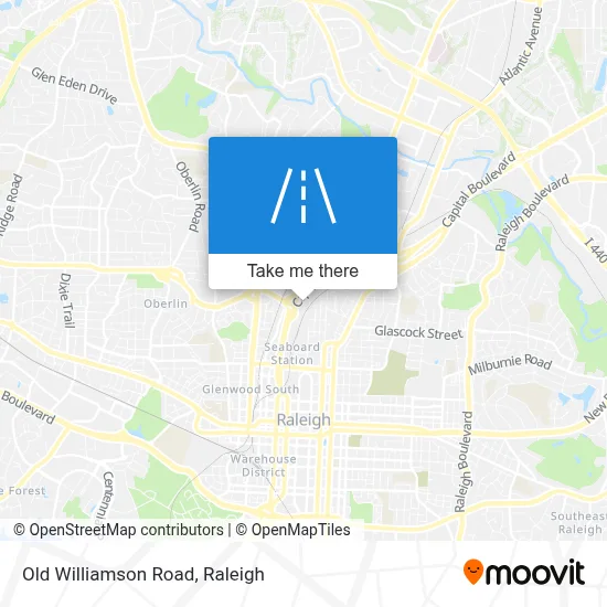 Old Williamson Road map