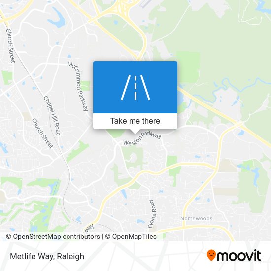 Mapa de Metlife Way