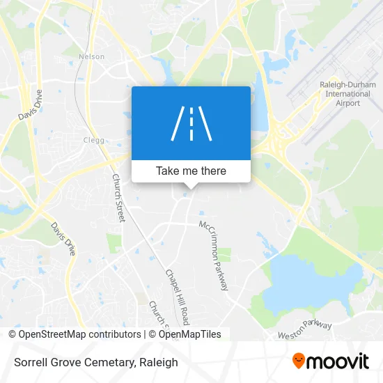 Sorrell Grove Cemetary map