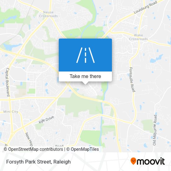 Forsyth Park Street map