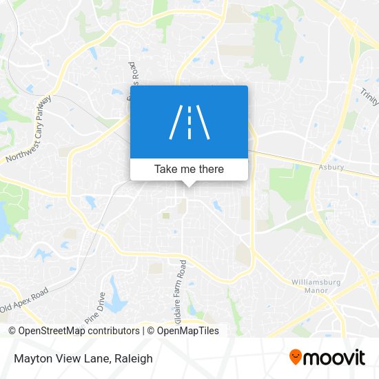 Mayton View Lane map