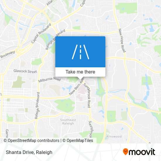Mapa de Shanta Drive