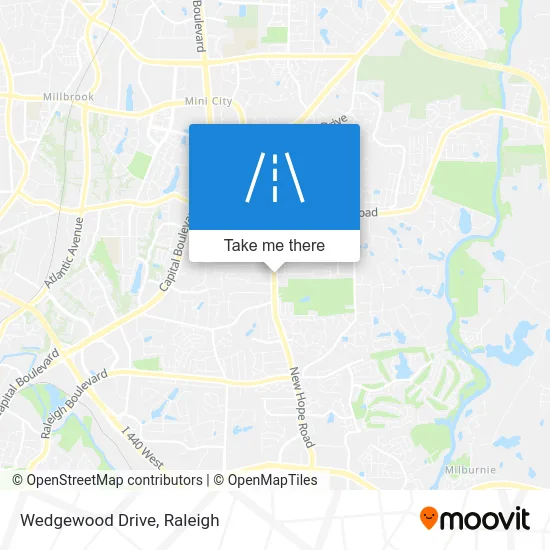 Wedgewood Drive map