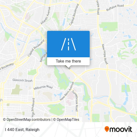 Mapa de I 440 East