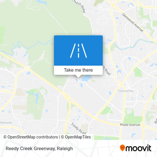 Mapa de Reedy Creek Greenway