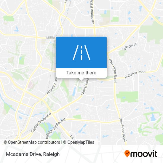 Mapa de Mcadams Drive