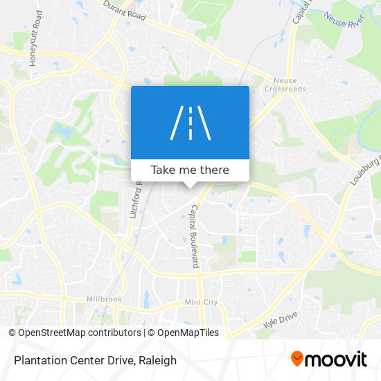 Plantation Center Drive map