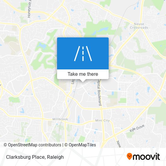 Mapa de Clarksburg Place