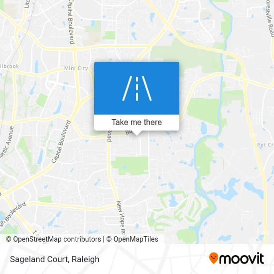 Sageland Court map