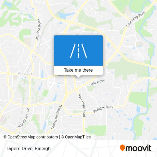 Mapa de Tapers Drive