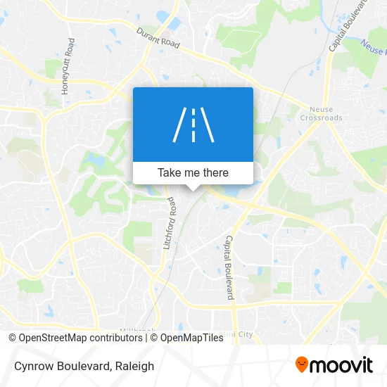 Cynrow Boulevard map