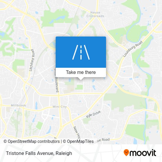 Mapa de Tristone Falls Avenue