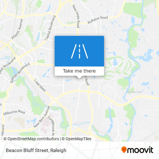 Beacon Bluff Street map