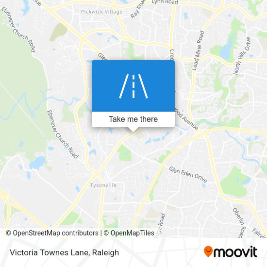 Victoria Townes Lane map