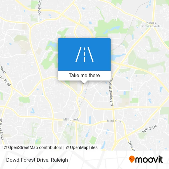 Dowd Forest Drive map