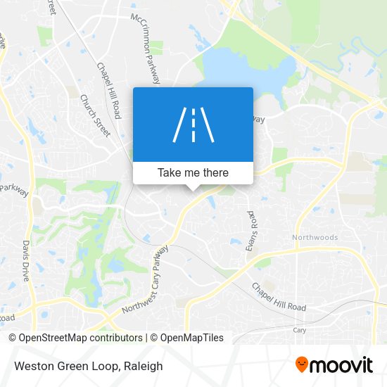 Mapa de Weston Green Loop