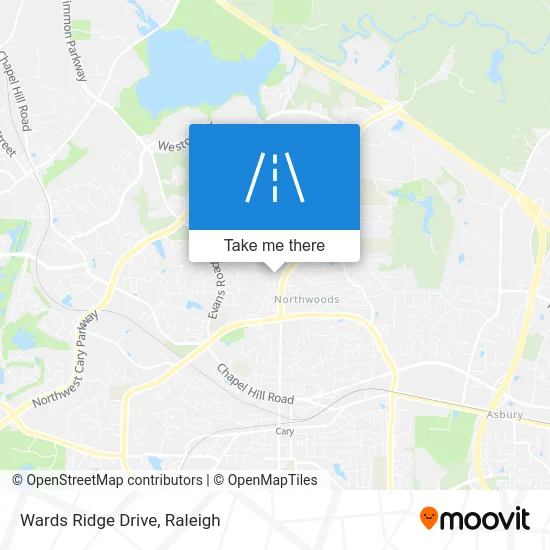 Wards Ridge Drive map