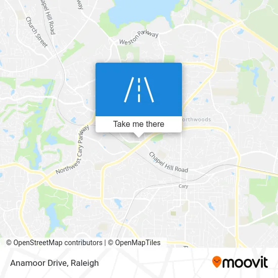 Anamoor Drive map