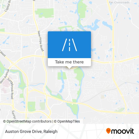 Auston Grove Drive map