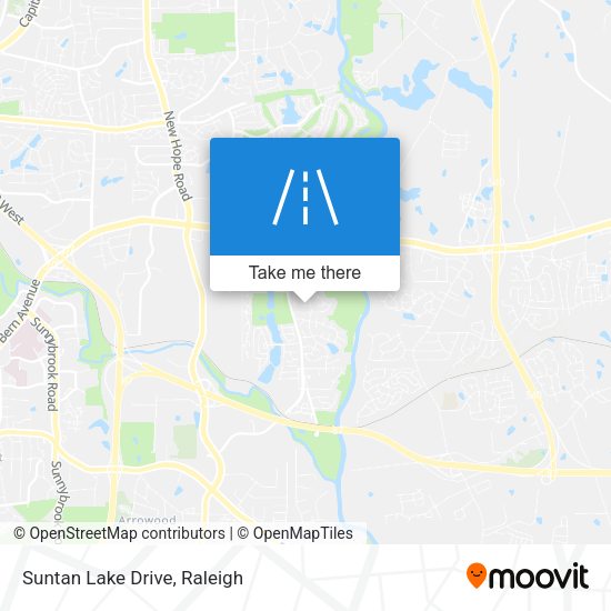 Suntan Lake Drive map