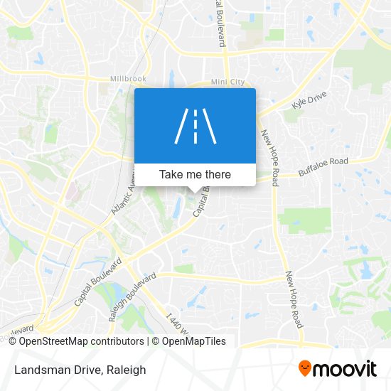Mapa de Landsman Drive