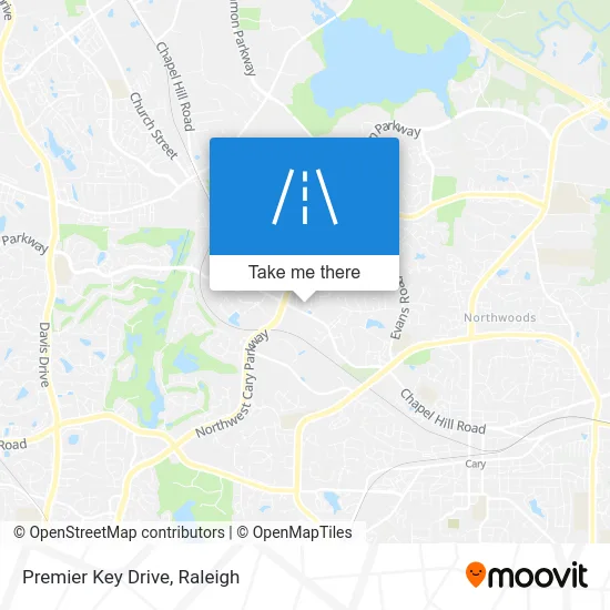 Premier Key Drive map