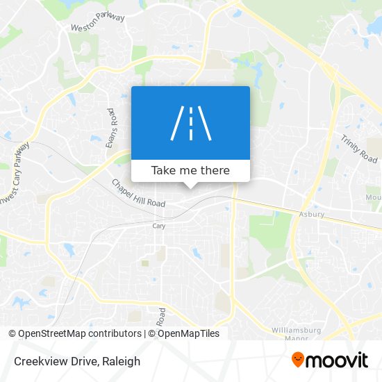 Creekview Drive map