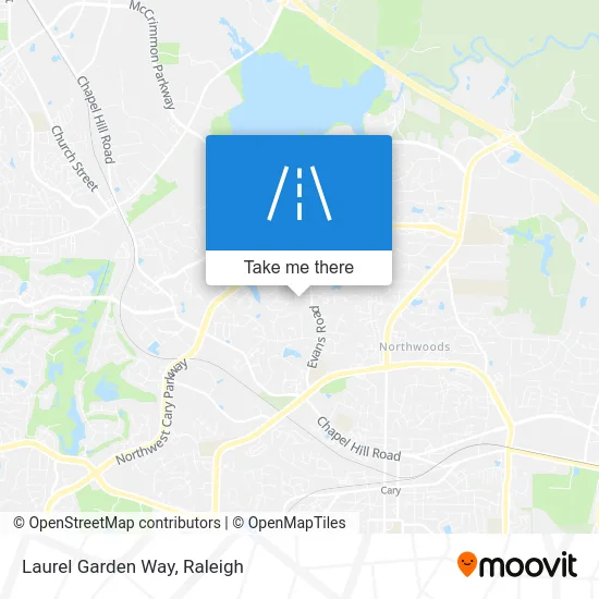 Laurel Garden Way map