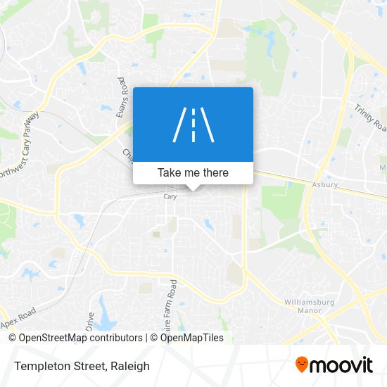 Mapa de Templeton Street