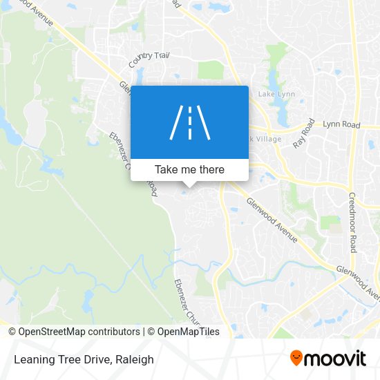 Mapa de Leaning Tree Drive