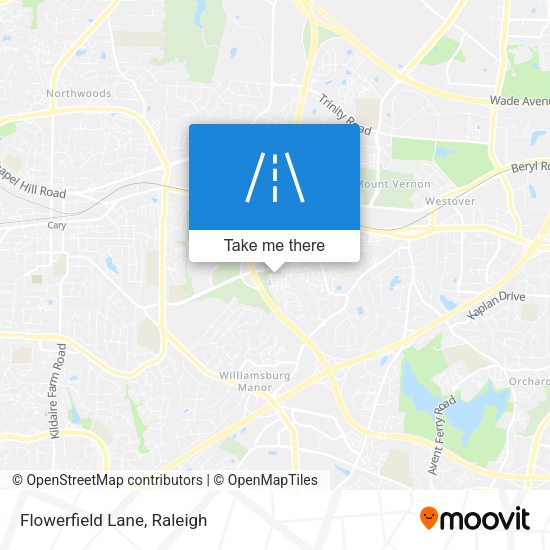 Mapa de Flowerfield Lane